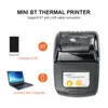 Printers Mini Portable Thermal Printer Bluetooth For Phone Portable Printer Machine For Small Business 58mm Wireless Receipt Impresora