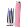 Portable ABS Pen Box Kit With 4 Gel Pens For Boy Girl Student Birthday Gifts