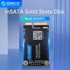 DRIVES ORICO M200 MSATA SSD 128 GB 256 GB 512 GB 1 TB SATA Interne vaste toestand HARD ARTIJD 6GBPS 3D NAND SSD voor desktop -laptop