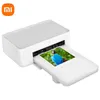 Printers Xiaomi Mijia HD Photo Printer 1S Small Mobile Phone Photo Color 3 Inch 6 Inch Printing Smart Wireless Connection Wash Photos
