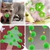 Pom Poms Crafts Balls for DIY Creative Pompoms Decorations Kids Christmas Project Hobby Supplies Party Holiday Decorations (Vert)