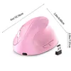 Souris souris ergonomique souris verticale Rechargeable sans fil avec 6 boutons 3 réglables 800/1200/1600 DPI pour ordinateur de bureau