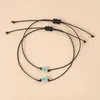 Braccialetti con ciondoli 2 pezzi / set Coppia di carte con perline luminose Abbinamento Regalo di amicizia per amiche Famiglia Donne Ragazze adolescenti