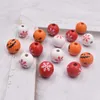 Perlen 10 Stück Weihnachtsfarbe Schneeflocke Holz DIY Zubehör Quastenschnur