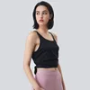 Active Shirts With Logo Women's Back Lace-up Sports T-shirt Breathable Quick-drying Fitness Top U-neckline Sleeveless Gym Exercise Vest