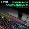 Combos EAOR RGB rétro-éclairé clavier mécanique et souris ensemble clavier espagnol filaire clavier de jeu souris Combos pour ordinateur portable PC Gamer