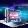 Приводит в движение Walram MSATA SSD 128GB 256 ГБ 512 ГБ MSATA SSD 1 ТБ 2TB HDD для компьютера 30x50 мм внутренний твердотельный жесткий диск для ноутбука для ноутбука