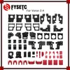 Skanning Fysetc Voron 2.4 3D -skrivare Upgrade Aluminiumlegering Framtryckta delar kit CNC Metall Fulldelar