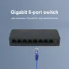 Switches KuWFi 5/8 Port Gigabit Switch 1000Mbps Desktop Network Fast RJ45 Ethernet Switcher RJ45 Lan Hub Switch For Router/IP Camera