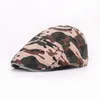 Berets 2023 Fashion Adjustable Cotton Cap Summer Gatsby Camouflage Style Beret Men Women Gorras Planas Boina