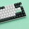 Tillbehör 132 Keys Botaniska tangentköp Cherry Profile PBT Dye SubliMation KeyCap för mekaniskt tangentbord 61 64 65 68 75 84 87 96 98 104 108