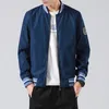 Men's Jackets Nice Autumn Fashion Casual Brand Clothing Zipper Bomber Jacket Male Windbreaker Outwears Coats Plus Size