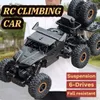 Stor storlek 1:10 RC CAR 6WD 2,4 GHz Fjärrkontroll Rock Crawler Off Road Fordon High Speed ​​Monster Truck Kids Toys