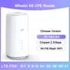 Roteadores novos roteadores nradio desbloqueados C8500 5G WiFi WiFi WiFi 2,5Gbps Gigabit WiFi 6 NSA/SA WiFi Repeter Modem 5G WiFi SIM Card Card