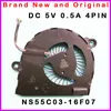 Pads New Laptop Cooling fan For DELL Latitude 5280 5290 NS55C0316F07 Cooler Radiator DC05V 0.5A 4PIN