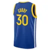 Stephen Curry Klay Thompson Maglie da basket Draymond Green Andrew Wiggins Poole Jonathan Kuminga 2023 City Shirt Edition Blu Nero 30 11 23 3 22 maglia