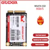 Unidades gudga msata SSD 16GB 32GB 28GB DISTURO DE ESTADO DE ESTADO DE SOLIDE ENTER RUDO 3X5CM MINI SATAIII PAR