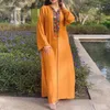 Vêtements ethniques Diamant Caftan Robes Robe Couleur Pure Mode Décontractée Moyen-Orient Style Musulman Mince À Manches Longues À Capuche Islamique