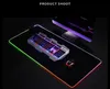 Rests Beyaz RGB Gaming Mousepad Oyun Aksesuarları RGB Mouse Pad Desk Mat LED BİLGİSAYAR Klavye Fare Mat XXL Büyük Mausepad 1 Get 1