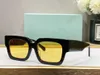 Zonnebrillen heren damesontwerper zonnebril luxe coole stijl hete mode klassieke dikke plaat zwart wit vierkante frame brillen af ​​van man glazen ontwerper met of 8y3e