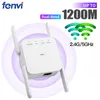 ルーターWiFiリピーター5GHzワイヤレスWiFiエクステンダー1200Mbps長距離信号WiFiアンプルーターWi Fiブースター2.4G WiFi版