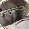 2023-Luxus Rucksack Frauen Rucksack Leinwand Umhängetasche Leder Mode Brief Rot Grün Band Gold Hardware Handtasche Geldbörse Schultertasche