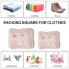 Storage Bags 7PC Clothes Bag Set Packing Square Multifunctional Suitcase Organiser Holiday Travel