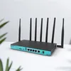 Routrar zbtlink router 4g 5g 1200mbps wifi trådlöst dual band 4*1000m lan 16mb 256mb openwrt 2.4g 5.8 GHz 6*antenn för 64 användare