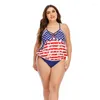 Damenbadebekleidung 2023 Plus Size Frauen Badeanzug Tankini Set Weiblicher Schwimmrock Bikini Badeanzüge Beachwear Großer Badeanzug