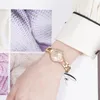 Montres-bracelets Belles montres pour femmes Bracelets pour femmes Horloge simple Robe décontractée Or rose Filles Montre-bracelet à quartzMontres-bracelets