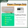 Skrivare PERIPAGE A40 MINI Inkless Thermal Paper Printer Portable For Office Home School Document Printing Bluetooth Wireless Printer