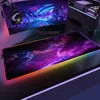 Repose espace grand tapis de souris rvb tapis de souris de jeu tapis de souris Led tapis de souris Gamer tapis de Table Pc tapis de bureau tapis de clavier rvb Xxl 90x40cm