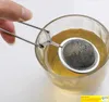 TEA INFUSER 304 Rostfritt stål Sfär Mesh Silit Kaffe ört Filter Diffusor Handle Boll Top Quality