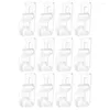 Rideau 12 Pcs Transparent Rideaux Rouleau Store Clips Fenêtre Crochet Vertical Clip Cintre Crochets