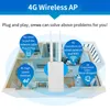 Router 4G WiFi -Router 300 Mbit / s Unlocked Cat4 LTE Modem 4G WiFi SIM -Karte Dual externe Antennen Gateway Wireless Router für IP -Kamera