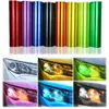 New 30*60/100cm Car Sticker Smoke Fog Light HeadLight Taillight Tint Vinyl Film Sheet Available Car Decoration Decals Car Styling