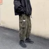 Herrenhose Foufurieux Cargo Herren Hip Hop Camouflage Hippie Mode Kleidung Streetwear Jogger Freizeithose