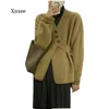 Damen Strick Strickjacke Temperament Herbst Winter Einfacher Pullover Lose Spitze Jacke Weibliche Chinesische Mode Damen Mantel Kleidung