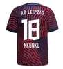 23/24 RB NKUNKU LeIpZiGeS HAIDARA POULSEN FORSBERG NKUNKU MUKIELE OLMO LAIMER GVARDIOL SZOBOSZLAI FORSBERG LAIMER 2023 2024 Uomo Bambini Kit maglie da calcio