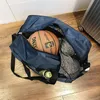 Duffel Bags Klasik Seyahat İş Çantası Fitness Çantası Erkekler Su Geçirmez Bagaj Tote Bavul Kadın Spor Spor Salonu Hafta Sonu Omuz