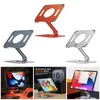 Suporte dobrável suporte para comprimido 360 ° rotativo design oco portátil Design ajustável Handsfree Laptop Riser Stand para telefones iPad Trabalho