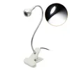 Tafellampen LED metalen cliplamp Creative USB Flexibele leeslichtclip-on naast bedde bureau heldere accessoires