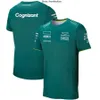 F1 Aston Driver T-shirt Formuła 1 Racing Suit Zespół oddychający swobodny koszulka polo Męskie Mężczyznę Mody Oversizezed Tops Motocross Jersey