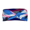 Summer Camouflage Knotted Headbands Women Men Sport Yoga Hairbands Stretch Bandana Turban Sweatband Gym Running Hair Bands