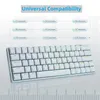 Combos 117 key de baixo perfil de baixo perfil branco Horizon Larda de retroilumação para o teclado Gateron MX Mechan Gamer com o layout Work Us and UK