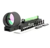 VOMZ 1x28 Red Green Fibra Óptica Mira Red Dot Colimador Mira 11mm Trilho Para Shutgun Hunting Scope