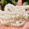 Cuentas de perlas naturales de agua dulce, espaciador suelto Irregular de alta calidad para la fabricación de joyas, collar Diy, accesorios para pulseras