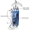 Vertical 9 em 1 hidroldro dermoabrasão jato de casca de oxigênio LED LEITO DE LUZ FACIAL SKINE SENGULAÇÃO DE LEVAÇÃO DE LEVAÇÃO DE FACO DE REALTIMENTO DE BELAÇÃO PDT APAREPAÇÃO DE TERAPIA