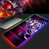 Дата отдыха Живой геймер Mouse Pad Mousepad RGB Computer XXL Игровые аксессуары с подсветкой аниме -коврики Mausepad Desktop Table Mat PC Большой