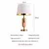 Table Lamps Modern Simple Fabric Lamp Switching Ins Bedroom Bedside Night Light El Foyer Study Lighting Exhibition Hall Desk